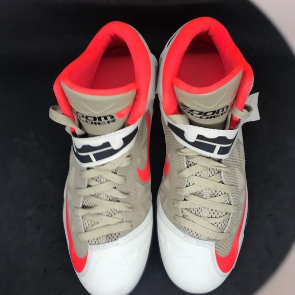 Nike Zoom LeBron James Soldier VI 6 Men's Sz 9.5  Crimson/Beige Shoes 525015-010 - Picture 8 of 12